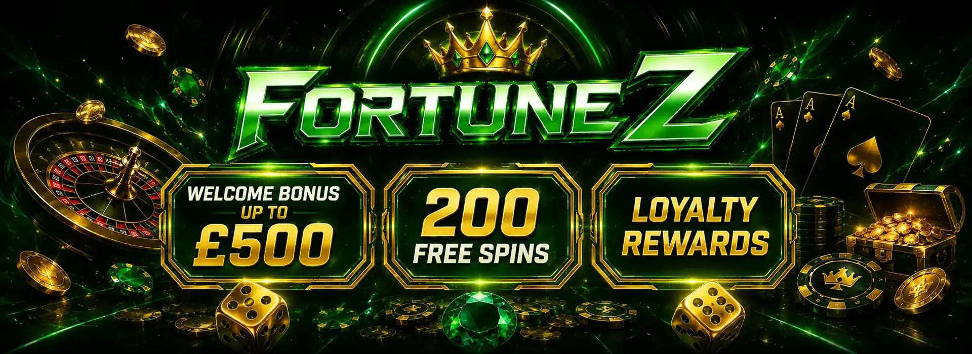 £500 + 200 free spins